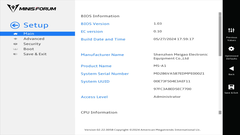 UEFI do Minisforum MS-A1