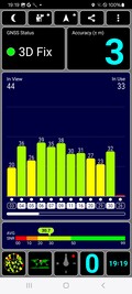 Recepção de GPS em ambientes externos