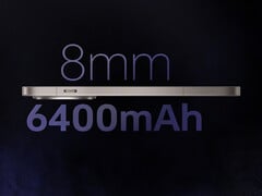 A versão chinesa do OnePlus 13R contará com uma bateria de 6.400 mAh e terá 8 mm de espessura (Fonte da imagem: OnePlus)