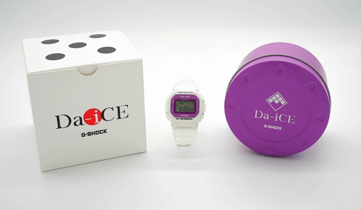 Embalagem personalizada para o próximo relógio da colaboração Casio x Da-iCE. (Fonte da imagem: Great G-Shock World)