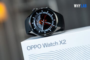 O Oppo Watch X2 também estará disponível na cor preta. (Fonte da imagem: WHYLAB)