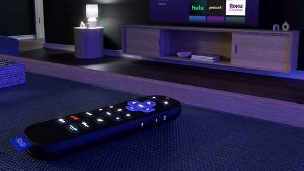 O Roku Voice Remote Pro (2ª edição) tem teclas retroiluminadas. (Fonte da imagem: Roku)