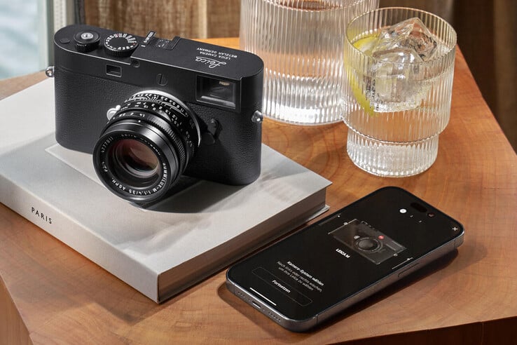 O aplicativo para smartphone Leica FOTOS pode controlar a Leica M11-D remotamente e permite que os fotógrafos visualizem e façam upload de fotos. (Fonte da imagem: Leica)