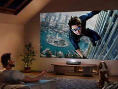 A Hisense PL2 Laser TV será lançada na Europa em agosto. (Fonte da imagem: Hisense)