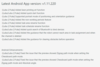 O registro de alterações da versão 1.11.220 do aplicativo Mammotion para usuários do Android. (Fonte da imagem: Mammotion)