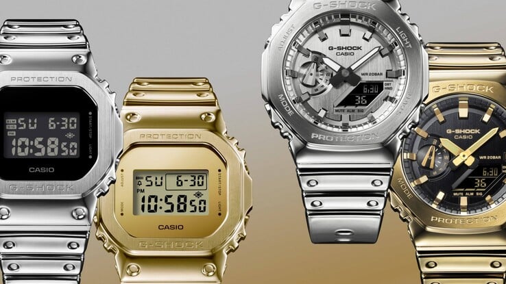 A Casio lançou quatro novos relógios Fine Metallic nos EUA. (Fonte da imagem: Casio)