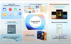 Apesar do nome do evento de anúncio, o OxygenOS 15 traz muito mais do que novos recursos de IA para os celulares OnePlus. (Fonte da imagem: OnePlus no YouTube)