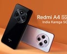 O Redmi A4 5G possui um processador Qualcomm Snapdragon 4s Gen 2 (Fonte da imagem: Redmi)