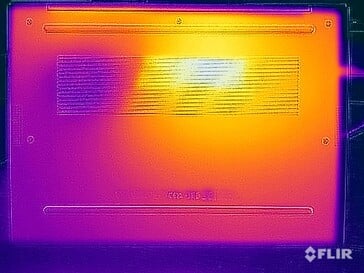 Teste de estresse de temperatura da superfície (parte inferior)