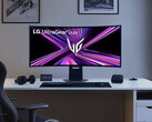 O UltraGear OLED 45GX950A apresenta uma curvatura de 800R. (Fonte da imagem: LG)