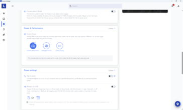 Os três perfis de energia da Lenovo