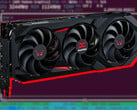 AMD Radeon RX 9070 XT na tela de resultados de overclock