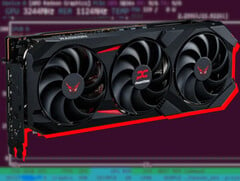 AMD Radeon RX 9070 XT na tela de resultados de overclock