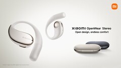 O Xiaomi OpenWear Stereo aparece globalmente. (Fonte da imagem: @leijun/X)