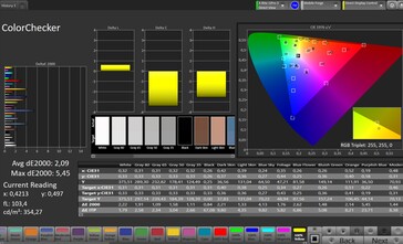 Precisão de cores CalMAN