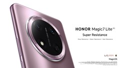 O Honor Magic7 Lite apresenta um chipset Snapdragon 6 Gen 1 (Fonte da imagem: Honor)