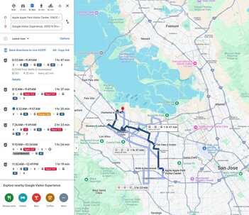 Isso leva pelo menos 90 minutos de transporte público e algum trabalho braçal.