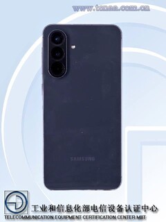 O Samsung Galaxy A56 parece modificar o design isolado da câmera tripla dos antigos dispositivos Galaxy A. (Fonte da imagem: TENAA)