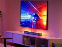 O Apollo S80 é um soundbar com subwoofer e luzes LED (Fonte da imagem: Ultimea)