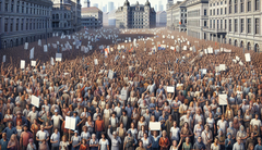 Vários ativistas ambientais foram presos na Sérvia durante protestos contra a construção de minas de lítio (fonte da imagem: DALL-E / AI)