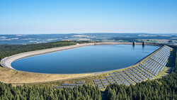 Quanto maiores e mais altas, mais baratas se tornam as usinas reversíveis - aqui Markersbach, nas Montanhas Ore. (Fonte da imagem: Vattenfall)