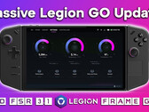 O AMD FSR 3.1 e a geração de quadros chegam ao Lenovo Legion Go (Fonte da imagem: ETA Prime no YouTube)