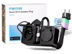 O plugue externo Meross Smart Wi-Fi já está disponível. (Fonte da imagem: Meross)