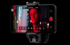 O acessório Atomos Ninja Phone para iPhone 15 Pro e Pro Max permite que o telefone capture e transmita ao vivo entradas de vídeo externas por HDMI. (Fonte: Atomos)