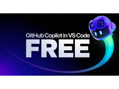 O GitHub anuncia uma versão gratuita do Copilot para VS Code (Fonte da imagem: GitHub)