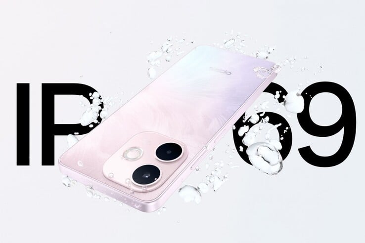 O Oppo A5 Pro global mantém a classificação IP66 + IP68 + IP69 de resistência à água e à poeira. (Fonte da imagem: Oppo)