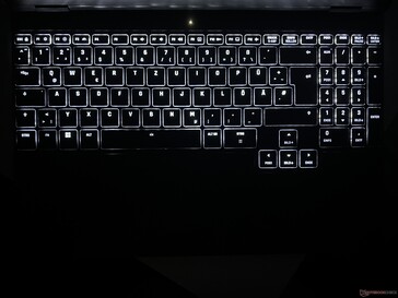 Iluminação do teclado