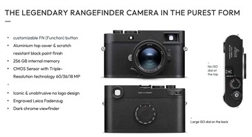 A M11-D tem um visual despojado e discreto (Fonte da imagem: Leica Rumors)