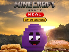 O McDonald&#039;s dará um dos seis itens colecionáveis digitais do Minecraft na compra de uma Refeição Minecraft Movie. (Fonte da imagem: McDonald&#039;s)