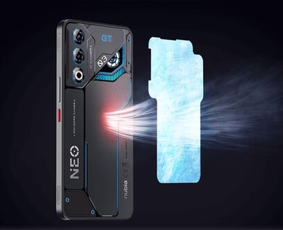 O Nubia Neo 3 utiliza uma câmara de vapor para resfriamento (Fonte da imagem: ZTE)