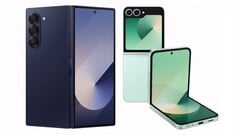 O Galaxy Z Flip6 e o Galaxy Z Fold6 serão dois dos vários dispositivos que a Samsung lançará em 10 de julho. (Fonte da imagem: Evan Blass - editado)