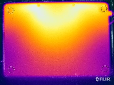 Teste de estresse de temperatura da superfície (parte inferior)