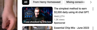 Normalmente, esses vídeos são carregados de canais do YouTube chamados "Tommy Web3 Dev" ou "Web3 ETH" ou algo do gênero. (Fonte da imagem: Captura de tela - YouTube / Notebookcheck)