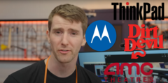 O Linus Tech Tips caracteriza os celulares Motorola e os laptops ThinkPad como &quot;marcas zumbis&quot; (Fonte da imagem: Linus Tech Tips / Youtube)