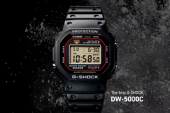 O Casio DW-5000C foi lançado pela primeira vez em 1983 e foi a gênese da coleção G-Shock (Fonte da imagem: Casio)