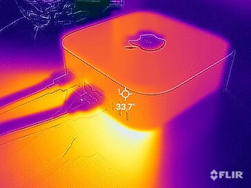 Teste de estresse de temperatura da superfície (verso)