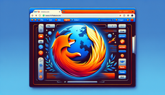 Interface do Mozilla Firefox (Fonte da imagem: Gerada usando DALL-E 3)