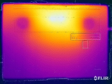 Teste de estresse de temperatura da superfície (parte inferior)