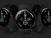 Há rumores de que a série Pixel Watch 3 estará disponível nas cores preta, avelã, prata e rosa. (Fonte da imagem: OnLeaks)