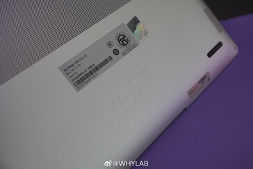 Logotipo da GT na placa inferior (Fonte da imagem: WHYLAB no Weibo)