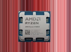 O AMD Ryzen 5 9600X tem seis núcleos, 12 threads e um clock de aumento de 5,4 GHz. (Fonte da imagem: Notebookcheck, Pierre Bamin no Unsplash, editado)