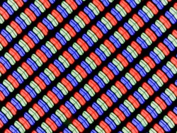 Matriz clássica de subpixels RGB