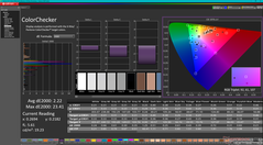 ColorChecker após a calibração