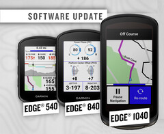 O Edge 540, o Edge 840 e o Edge 1040 receberam todos os novos recursos de software que a Garmin lançou com o Edge 1050, apesar das restrições de hardware. (Fonte da imagem: Garmin)