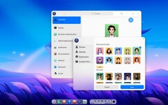 Deepin 23 Linux - Configurações de contas (Fonte da imagem: Deepin Technology Community)