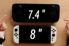 O Switch 2 pode parecer um Switch OLED em escala maior, mas sem a tela OLED. (Fonte da imagem: XNZ)